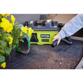 RYOBI ONE+ 18V Link wet/dry vacuum with 3-gallon capacity for compact cleanup