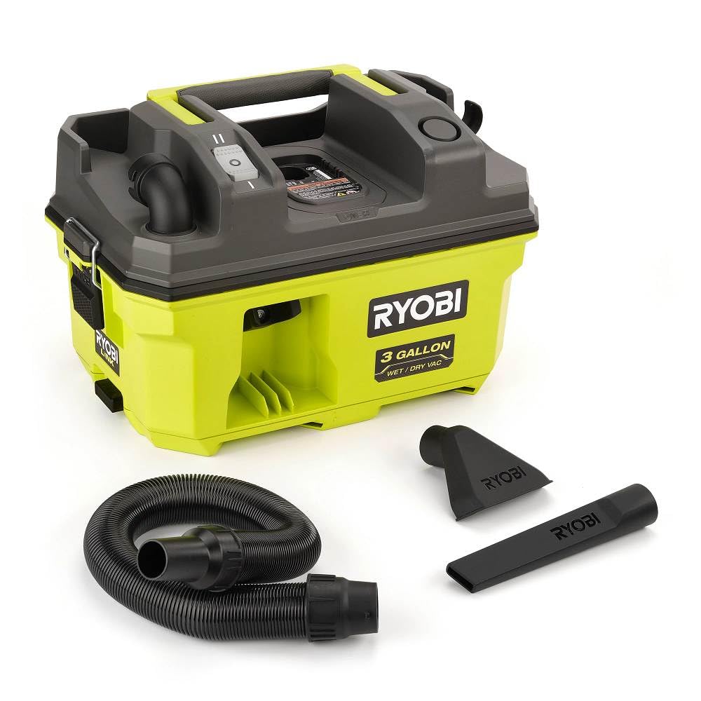 RYOBI ONE+ 18V Link wet/dry vacuum exterior view for quick cleanup