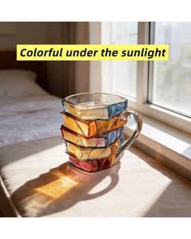 RZXSCDD 3D painted glass cup adds texture and premium feel
