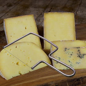 Aeon Design Cheese Slicer in stainless steel body for durable, long-lasting use.