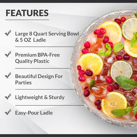 S.G Inc BPA-free plastic with a crystal-like appearance for outdoor use.