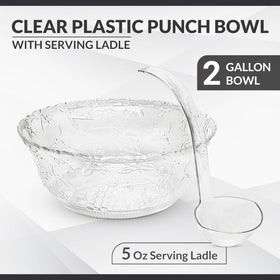 S.G Inc 5 oz ladle in use for easy drink pours.