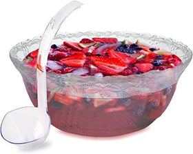 S.G Inc punch bowl on a festive table setup for entertaining.