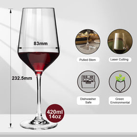S Salient long-stem design supports comfortable grip and elegant presentation.