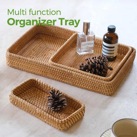 S310 baskets in three sizes arranged for versatile storage in a kitchen or vanity
