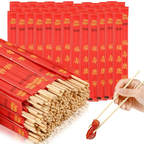 Sabary bamboo chopsticks packaged and sleeved for hygienic, mess-free use.