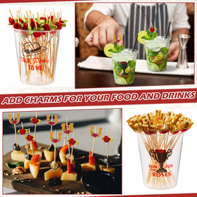 Sabary derby graphic print cups enhance race-day decor and theme