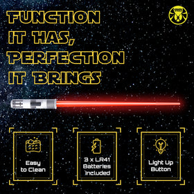 SaberSticks Lightsaber Chopsticks green glow add playful family meals.