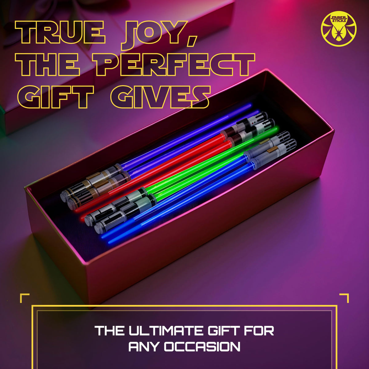 SaberSticks Lightsaber Chopsticks removable handles for easy cleaning.