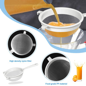 Sadoia BPA-free nylon mesh filter ideal for filtering milk and juice.