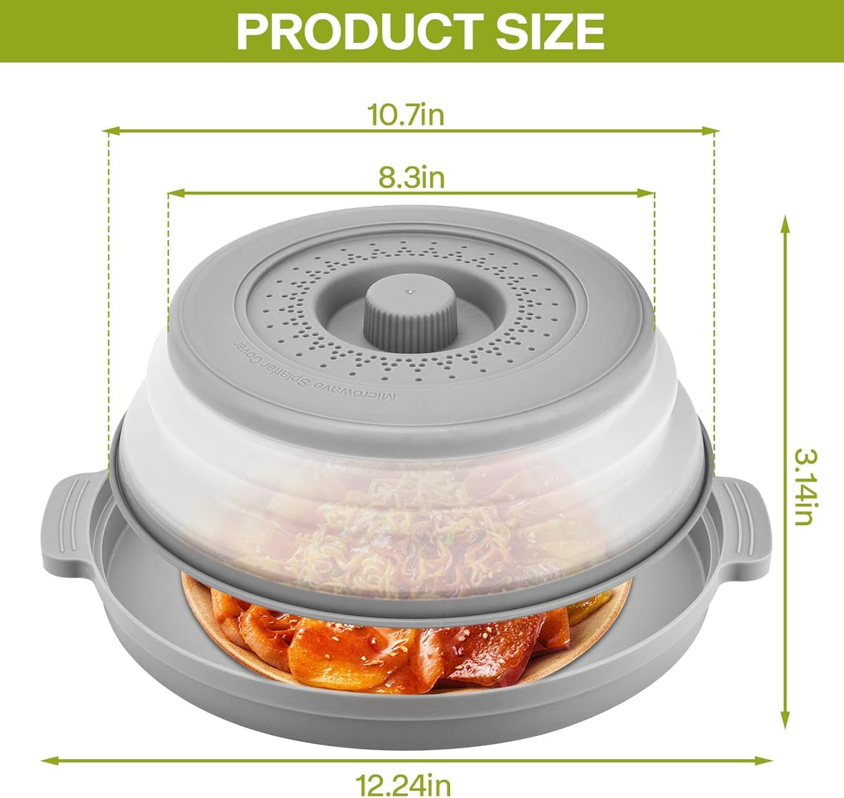 Saebume BPA-free dishwasher-safe cover for easy cleaning
