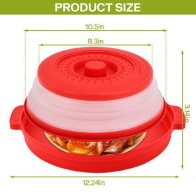 Saebume vented lid promotes steam release for even heating