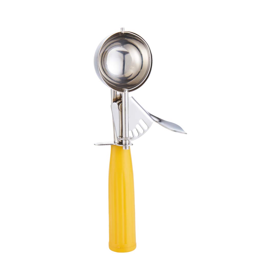 Saebye cookie dough disher for even dough portions.