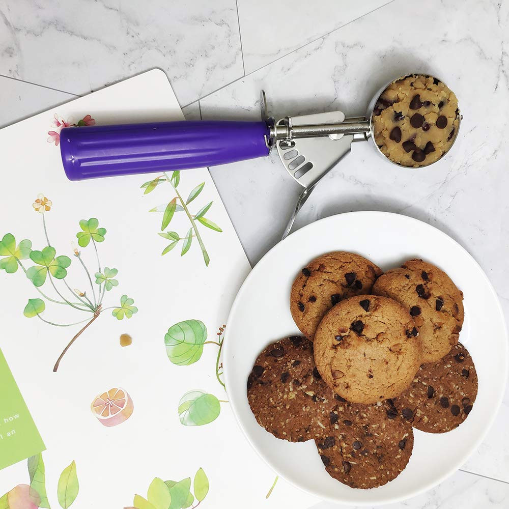 Saebye purple-handle disher adds color and practicality to busy kitchens.