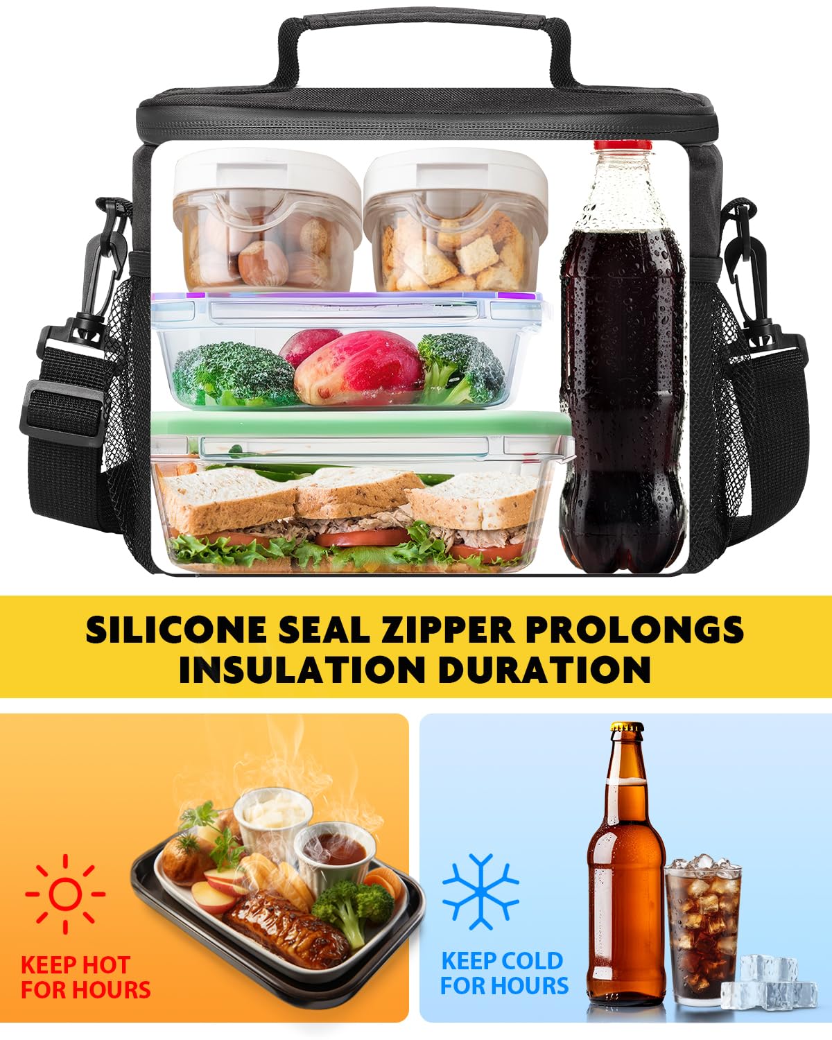 SafeDelux detachable shoulder strap for comfortable daily carrying