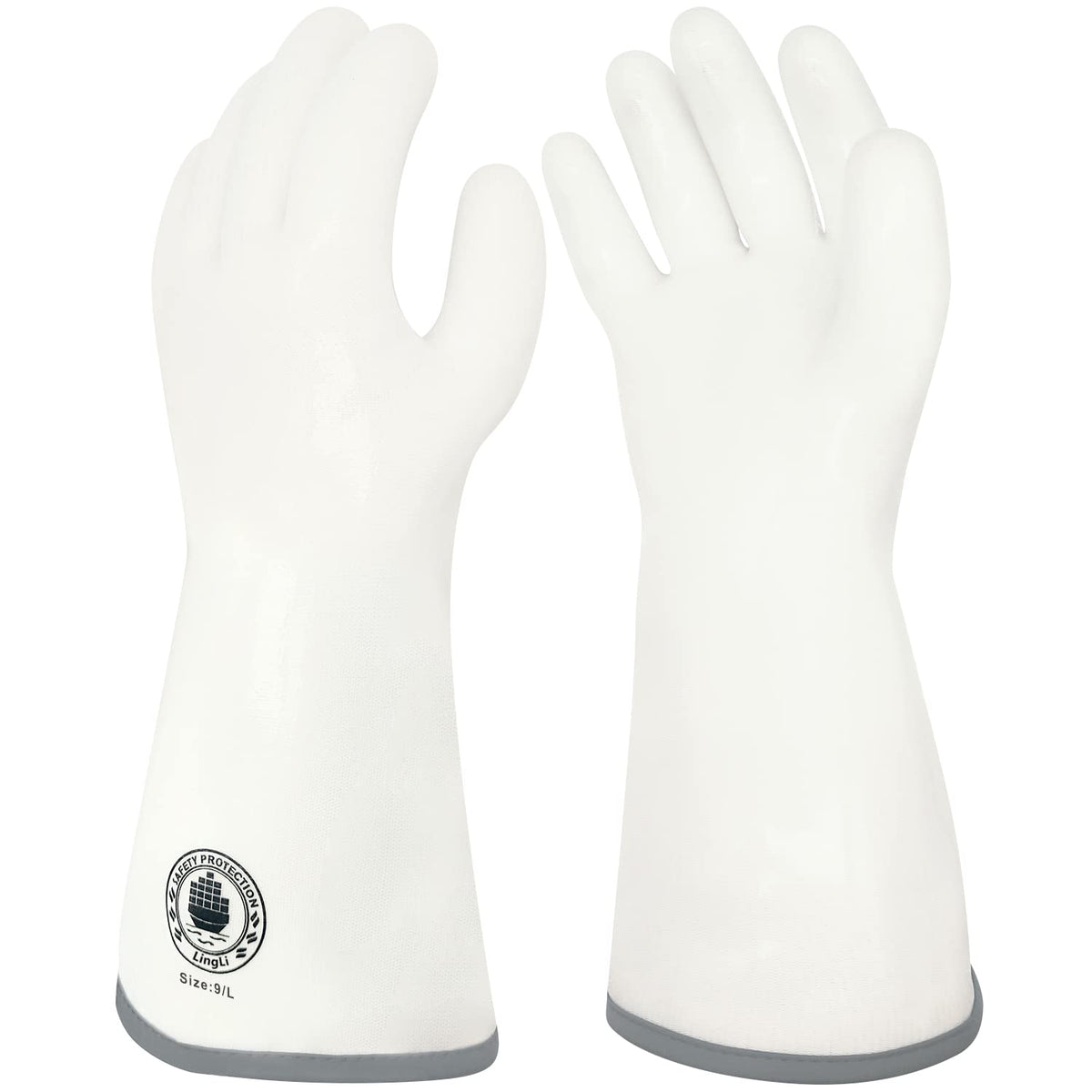 Safety Protection Lingli barbecue mitts heat resistant for grilling and baking tasks.
