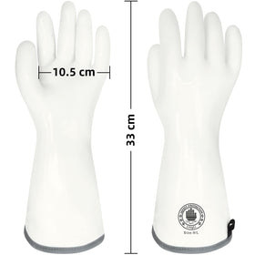 Safety Protection Lingli breathable cotton liner keeps hands comfortable while wearing gloves.