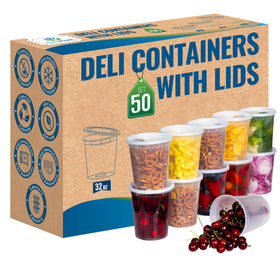 SafeWare airtight-lid deli containers keep foods fresh and spill-free.