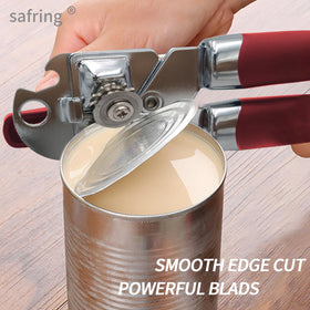 Safring built-in bottle opener adds beverage versatility.