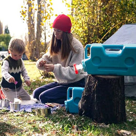 Sagan Life AquaBrick spigot-cap attachment supports seamless setup on trips