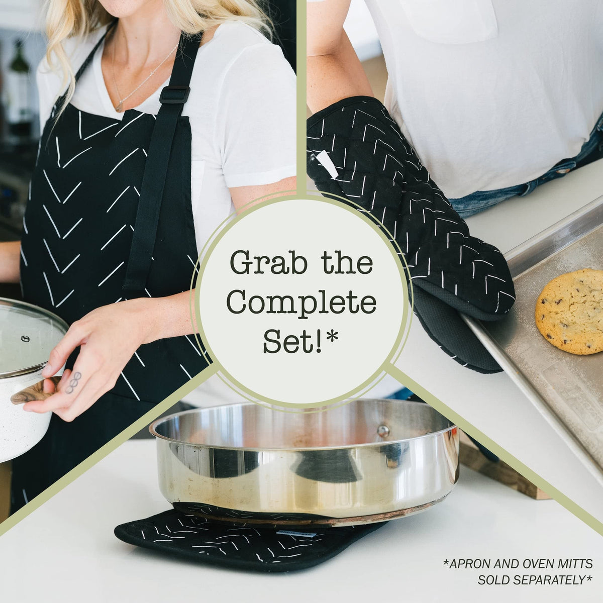 Sage+Stitch dual-use pot holder serves as oven mitt alternative in busy kitchens