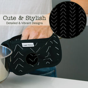 Sage+Stitch pot holder hanging loops keep storage tidy after cooking