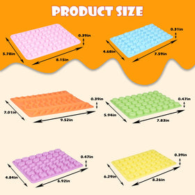 SAGOOITS Gummy Molds 19 shapes provide diverse candy options for kids