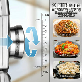 Sailnovo nine-thickness-settings dial enables precise texture control