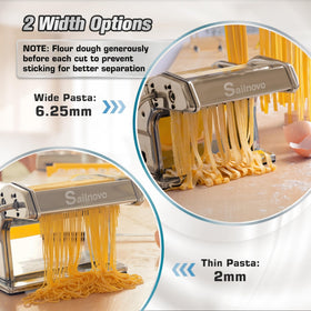 Sailnovo spaghetti-cut feature yields classic, thin strands