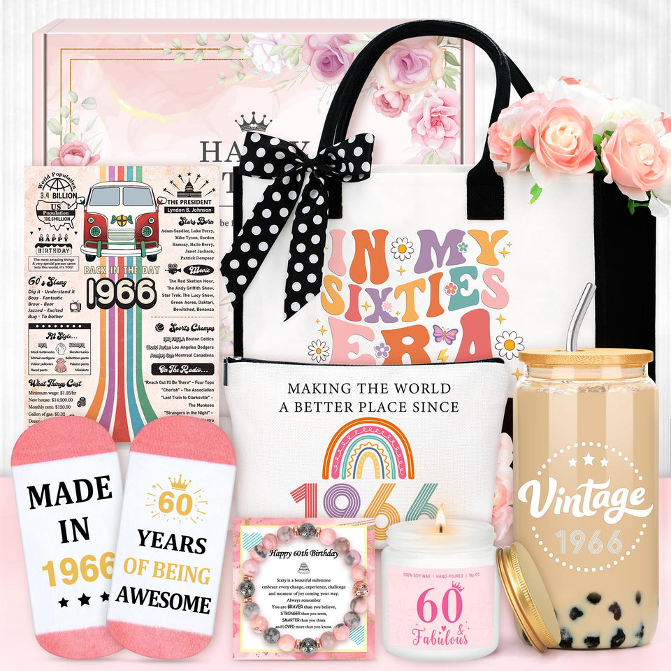 Saineron 60th birthday tote bag showcasing elegant everyday style.
