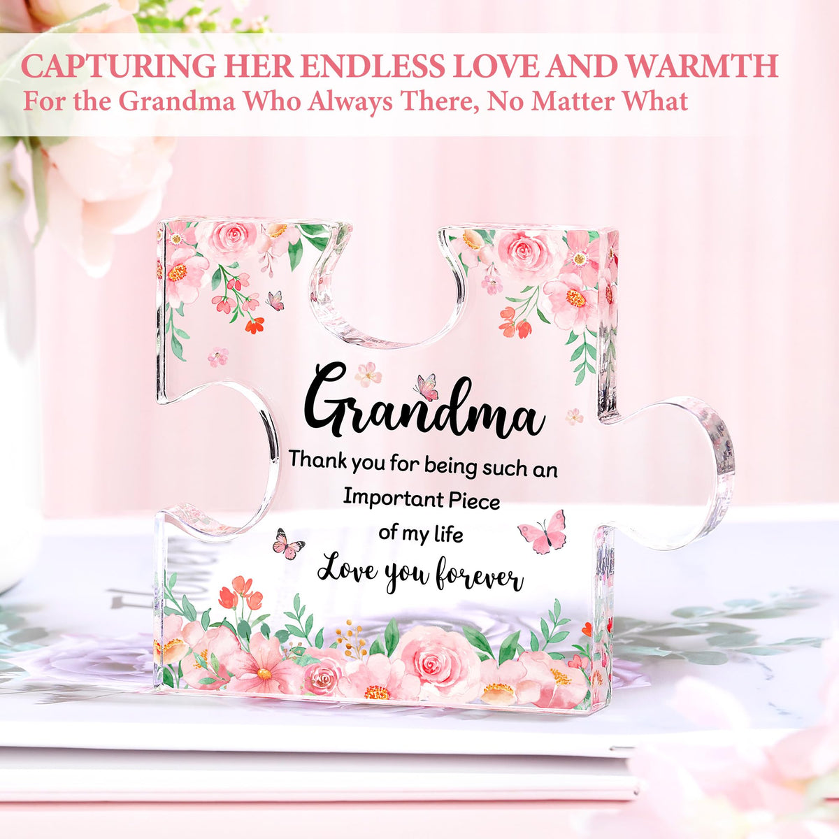 Saineron exquisite gift box enhances presentation and keeps keepsakes.