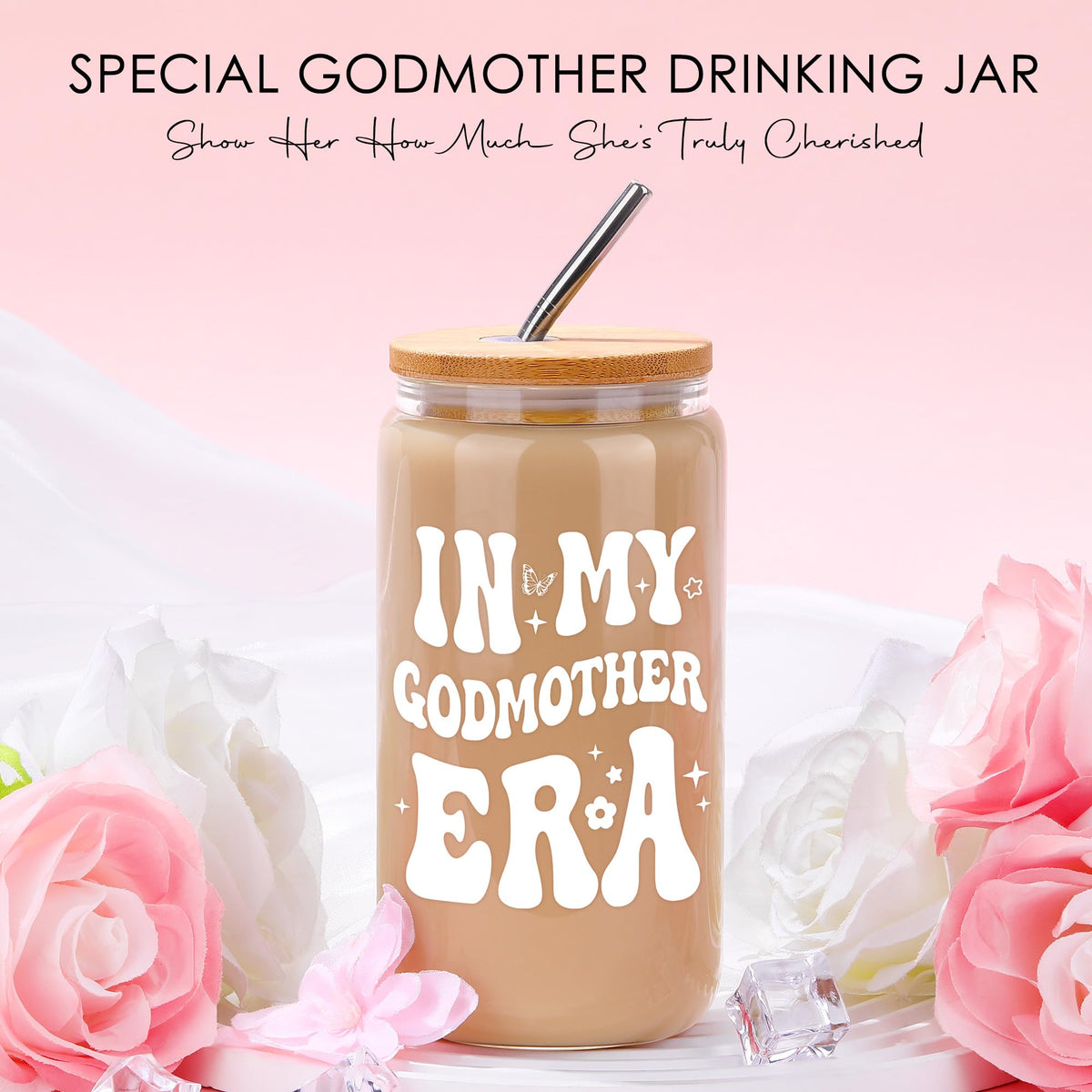 Saineron godmother glass cup BPA-free design