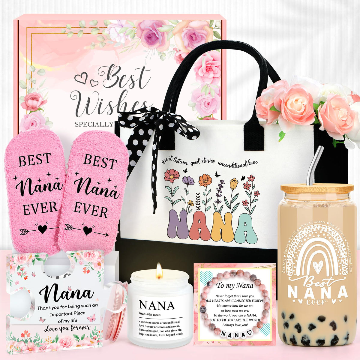 Saineron Nana tote bag with polka dots, ideal for daily use.