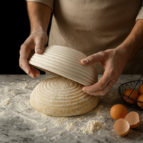 Saint Germain Bakery handmade Vietnamese craftsmanship highlighted in natural finish.