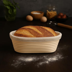 Saint Germain Bakery round banneton 10-inch size is perfect for medium loaves.