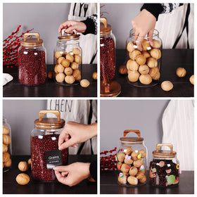 SAIOOL airtight seal lid provides moisture-proof storage for foods.