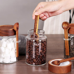 SAIOOL dishwasher-safe glass jar for easy cleaning and reuse.