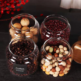 SAIOOL rice and grain jars keep pantry staples organized.