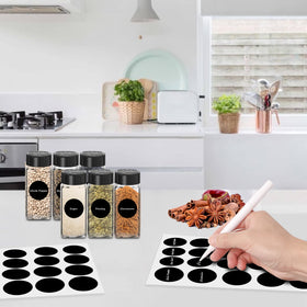 Saiveina spice jars with pour holes for controlled pouring