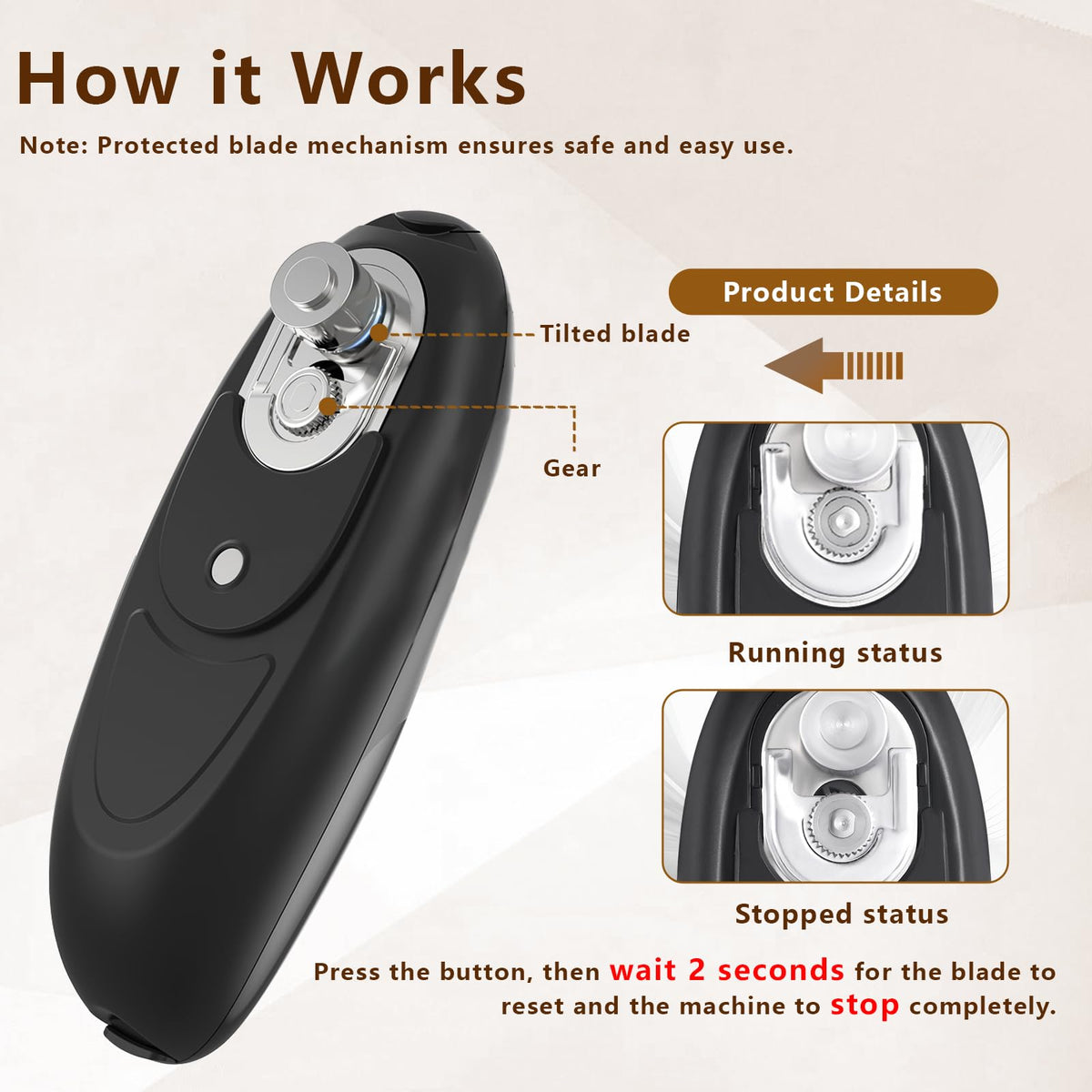 SAKAMOSH can opener presented as a practical gift