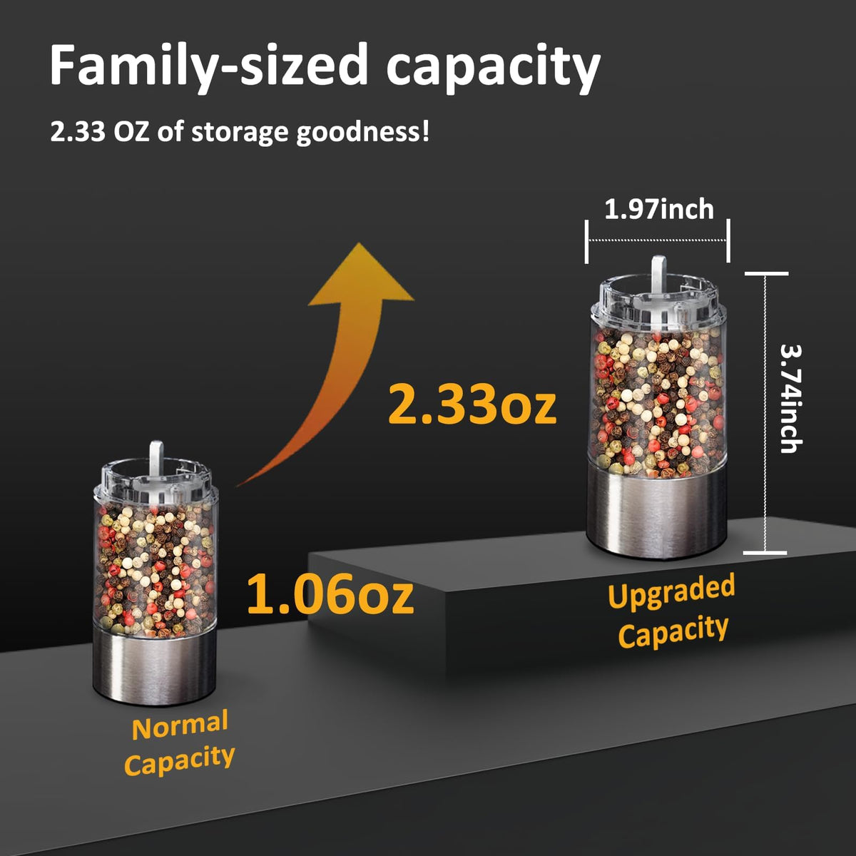 SAKAMOSH detachable container simplifies refilling and cleaning after cooking