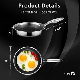 SAKAMOSH induction-ready base evenly distributes heat on magnetic stoves