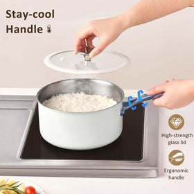 SAKAMOSH side-profile highlighting stay-cool handle.