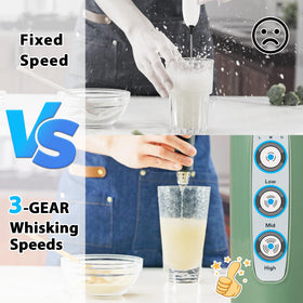 Sakgos one-button operation simplifies creamy foam with ease