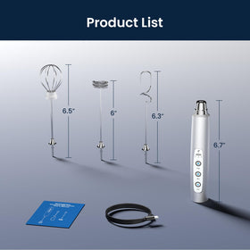 Sakgos milk frother easy clean design rinses quickly after use.