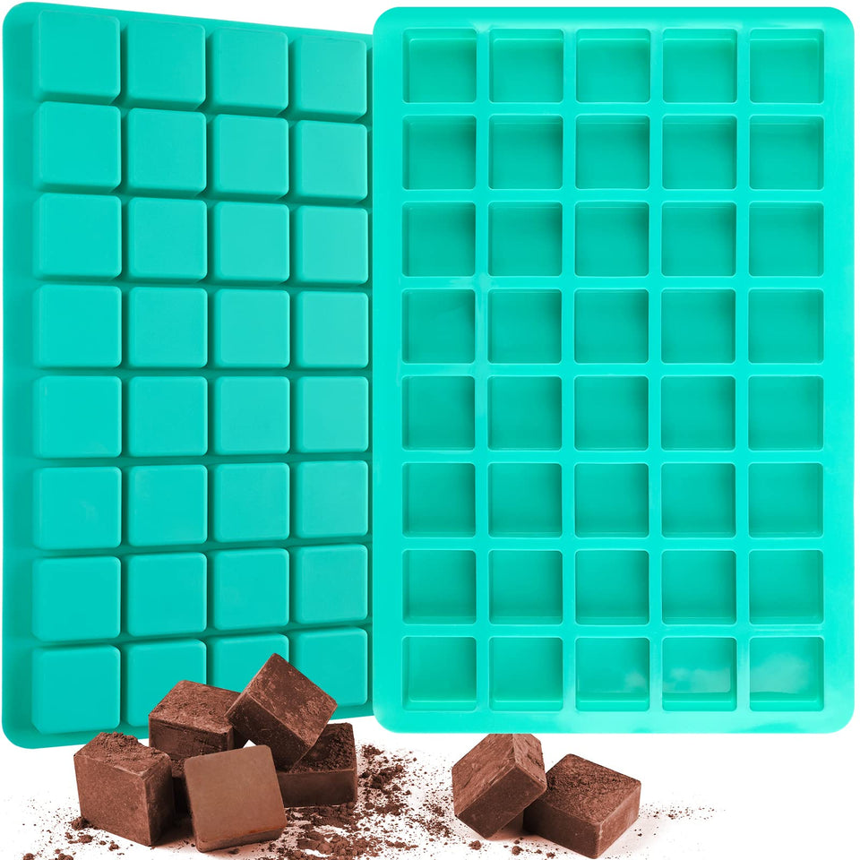 Sakolla 2-pack caramel molds with 40 cavities for quick bite-sized candies