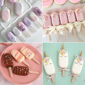 Sakolla cake pops and cakesicles DIY molds inspire creative desserts