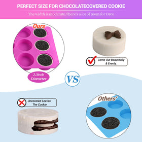 Heat-resistant silicone safe from -40°F to 446°F for versatile recipes.