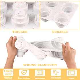 Sakolla oven-safe silicone molds for versatile cooking methods