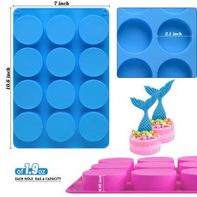 Sakolla 12-cavity rose-red silicone mold ideal for chocolate-covered Oreos.